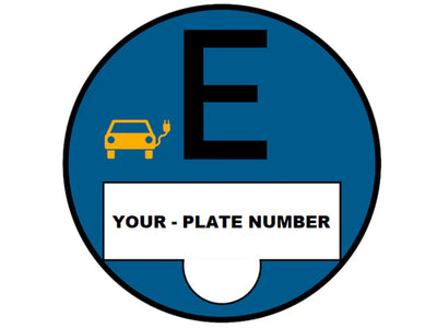 Blåt Miljømærke (E-Plakette)